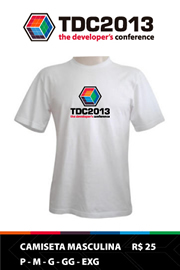 Camiseta Branca Masculina - TDC2013
